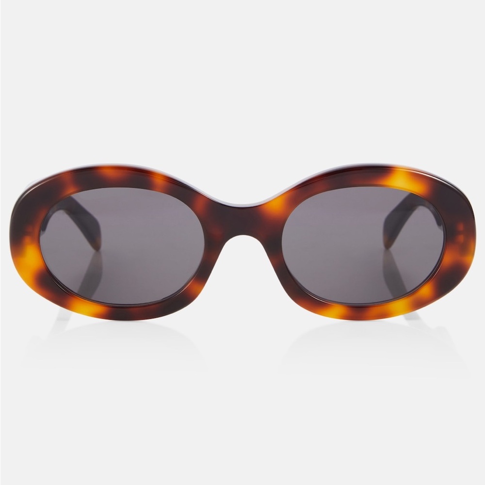 Celine Triomphe 01 Oval Sunglasses (Preowned Like NEW) - Picture 14 of 16